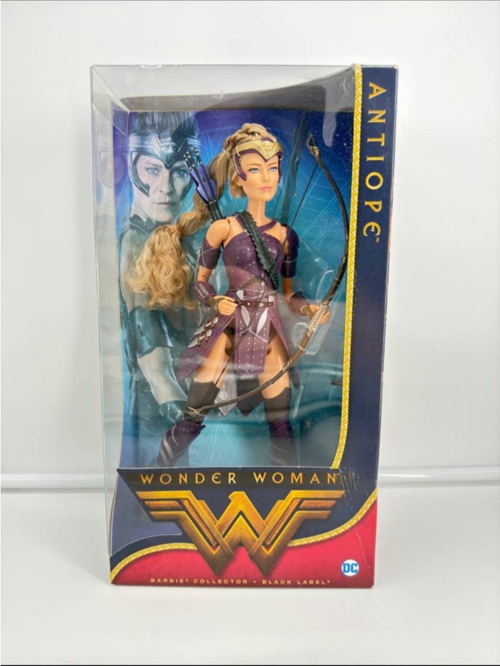 Antiope Barbie Doll Wonder Woman DC Comics Collector Black Label DWD84 New
